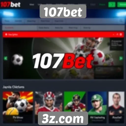 Análise das funcionalidades do site de jogos 107bet