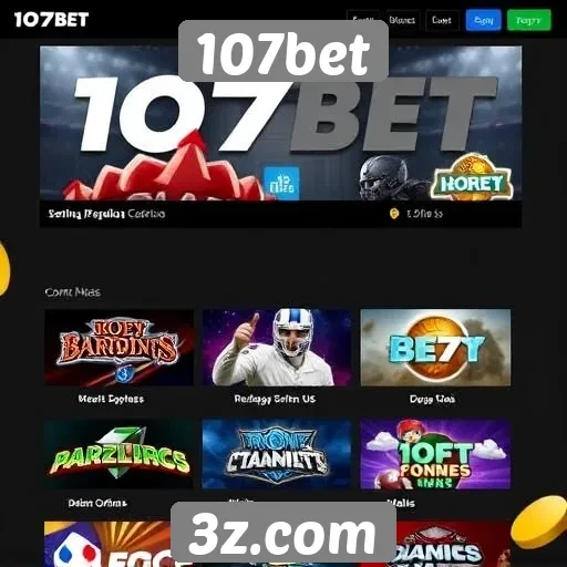 Jogos populares disponíveis na 107bet